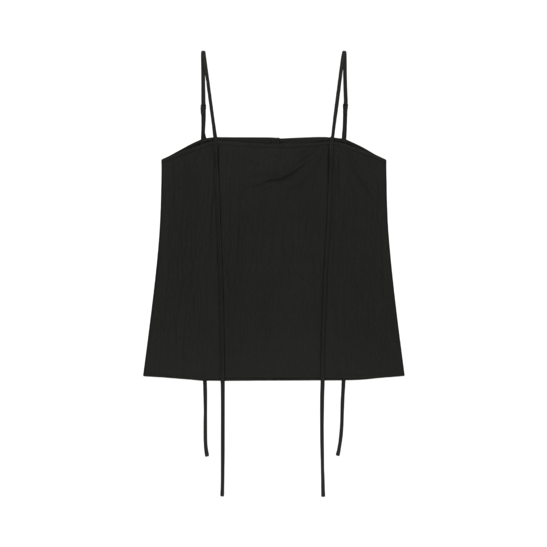 (W) 마뗑킴 버튼 슬리브리스 블라우스 블랙((W) Matin Kim Button Sleeveless Blouse In Black) - 2