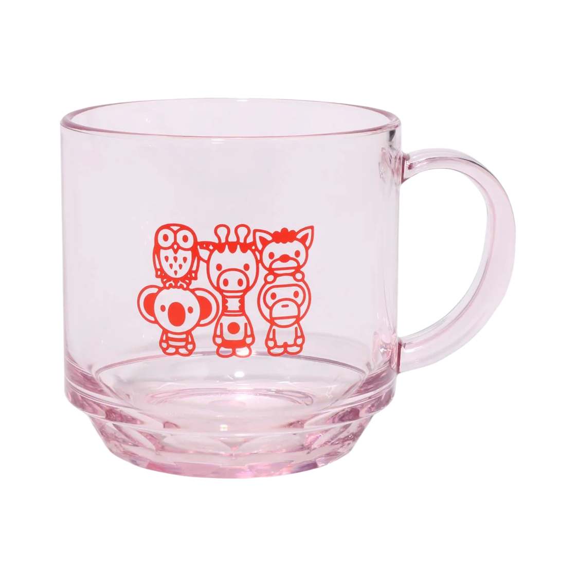 베이프 x 플라키라 베이비 마일로 키즈 컵 레드(BAPE x Plakira Baby Milo Kids Cup Red)