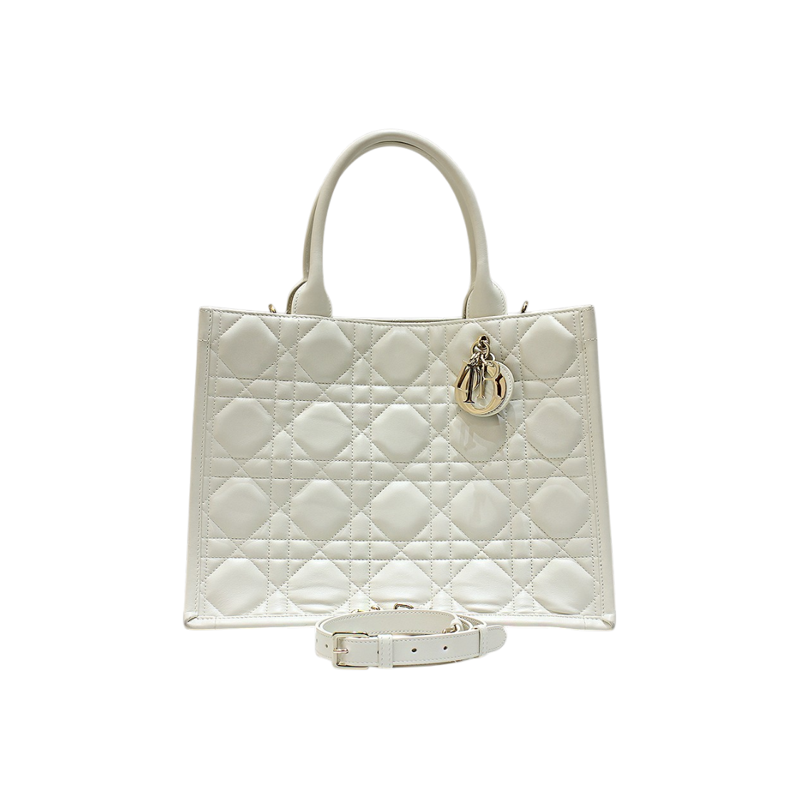 ITQV9JK3HTT2 Dior Cannage Book Tote Medium M1324