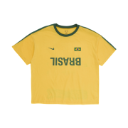 Nike x Travis Scott Cactus Jack Brasil Total 90 T-Shirt Yellow