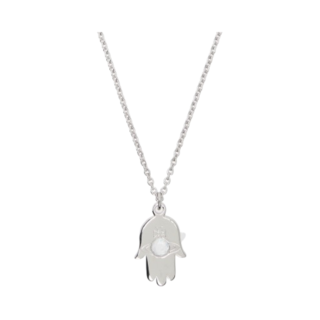 630203IP-01P102 Vivienne Westwood Marzio Pendant Necklace Silver