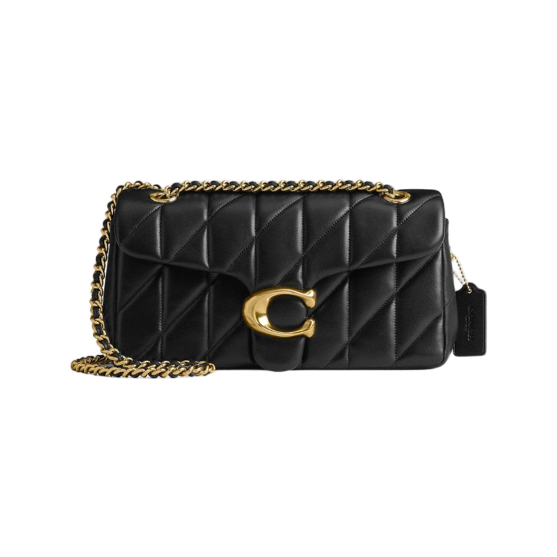 CP150-B42FBK Coach Tabby Shoulder Bag 26 with Pillow Quilting Brass Black