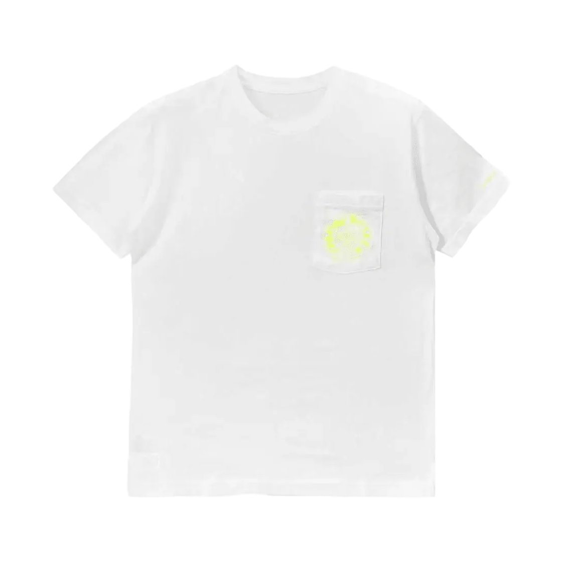 크롬하츠 홀스슈 로고 포켓 티셔츠 화이트 네온(Chrome Hearts Horseshoe Logo Pocket T-Shirt White Neon) - 2