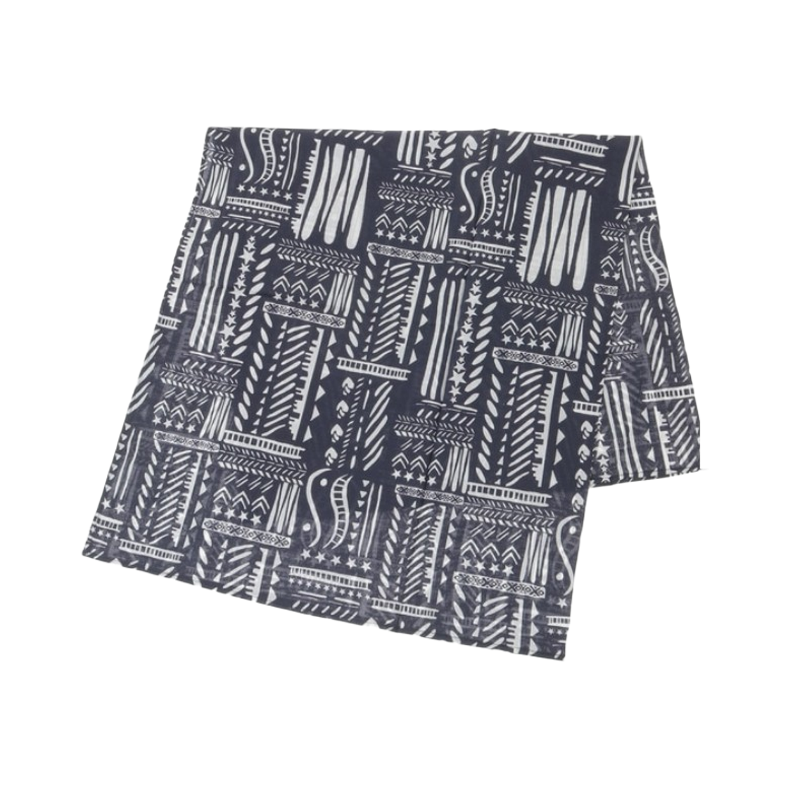 컨버스 도쿄 블록 프린트 스카프 네이비(Converse Tokyo Block Print Scarf Navy)