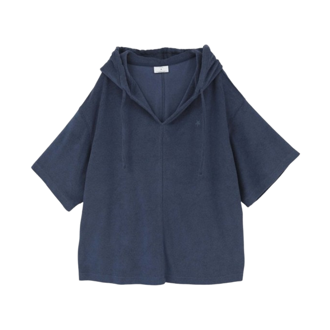 컨버스 도쿄 파일 후드 티셔츠 네이비(Converse Tokyo Pile Hoodie T-Shirt Navy) - 1
