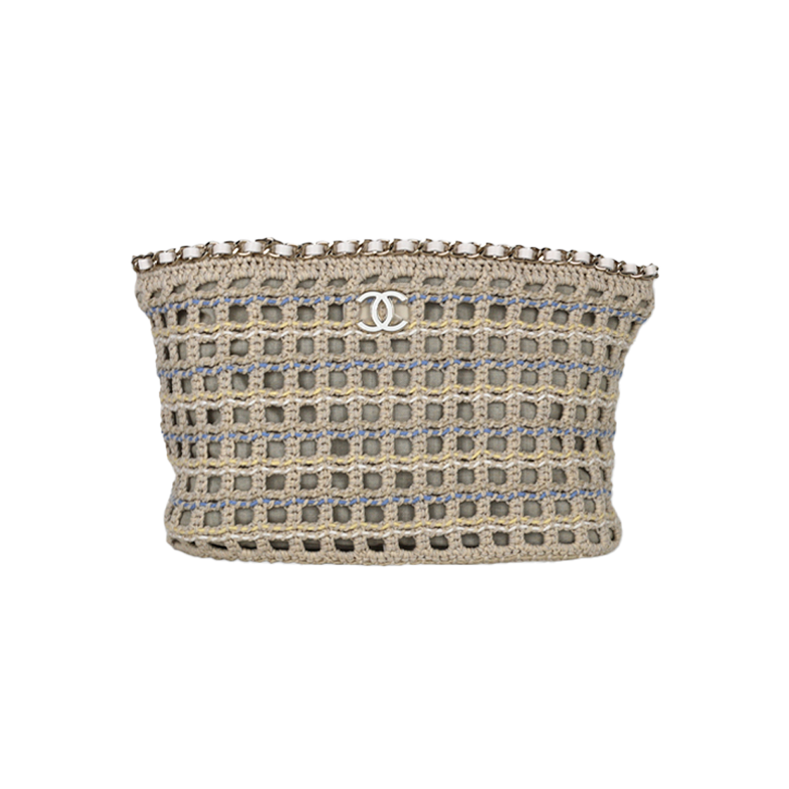 샤넬 코튼 크로셰 스몰 쇼핑백(Chanel Cotton Crochet Small Shopping Bag) - 1