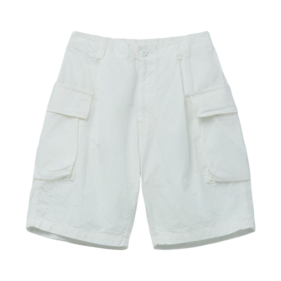 SVPOM26551WHX Series Sage De Cret Co/Hemp High Density Single Pleated Peg Top Pants White