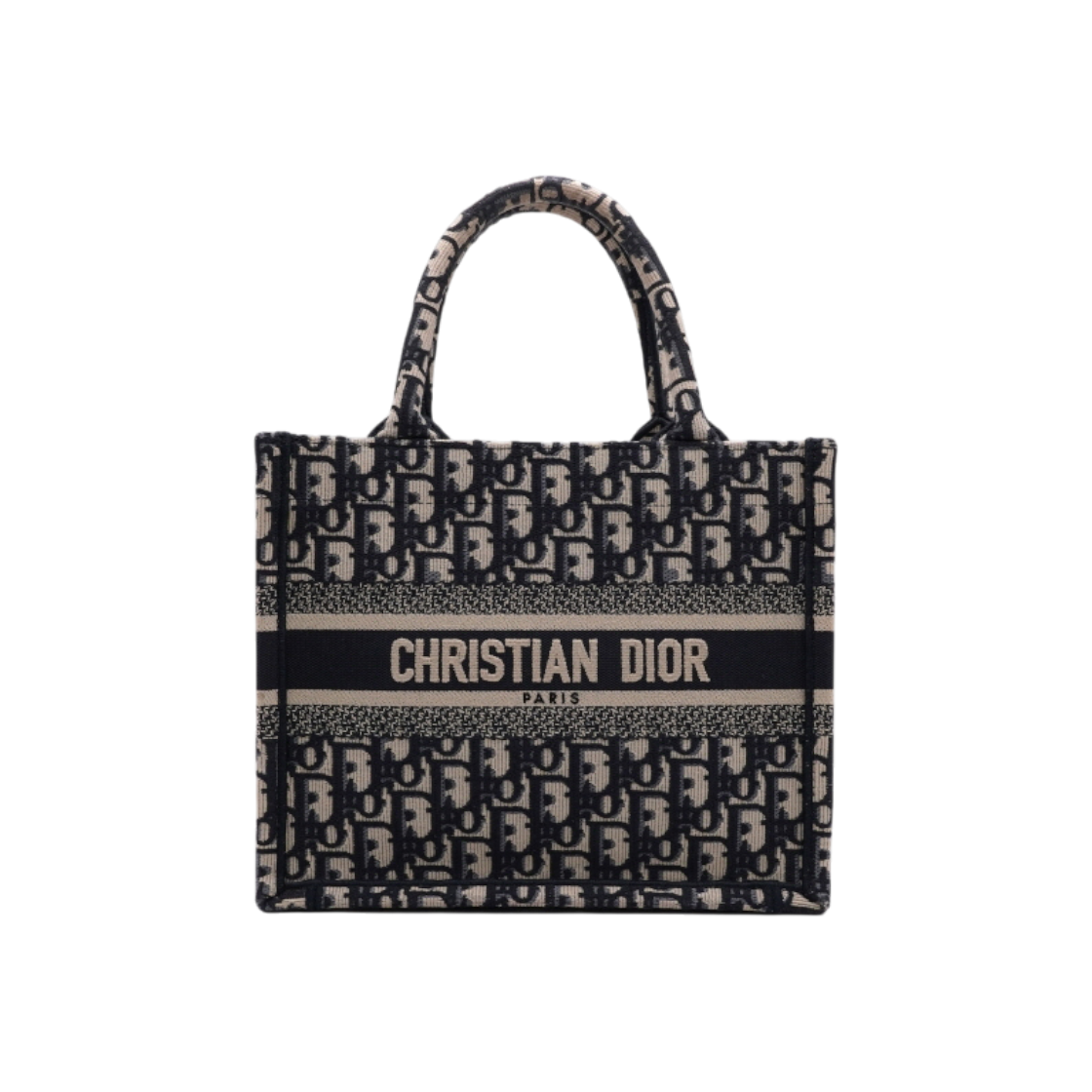 ITJ6JVWA53VT Dior Blue Oblique Book Tote 26 Small Bag