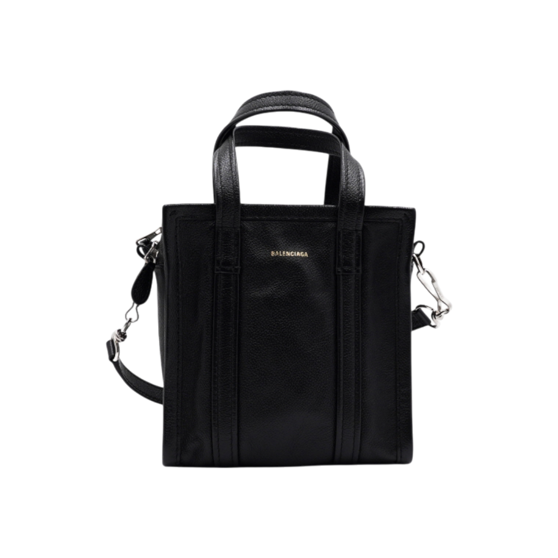 발렌시아가 513988 블랙 바자백 XXS 토트백 겸 숄더백aa64733(Balenciaga Black Bazaar XXS Tote & Shoulder Bag)