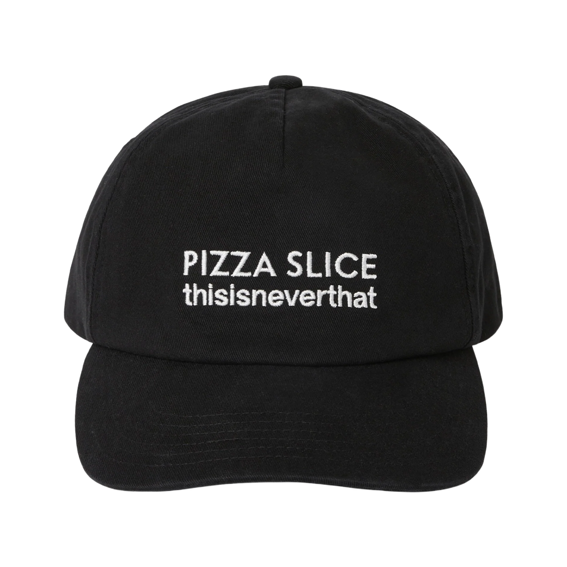 디스이즈네버댓 x 피자 슬라이스 로고 캡 블랙(thisisneverthat x Pizza Slice Logo Cap Black) - 2