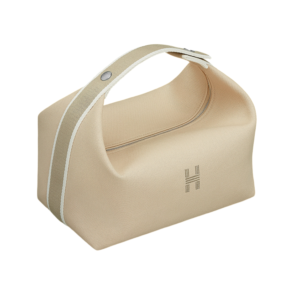 H104223M01 Hermes Bride-a-Brac Case Large Canvas & Naturel