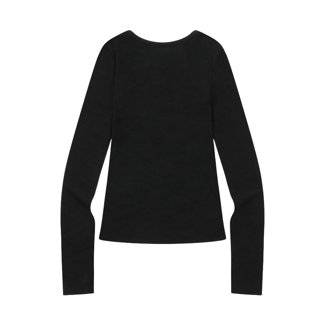 코이리스 썬비치 버튼 긴팔 티 블랙(Coiris Sun Beach Button Long Sleeve T Black) - 2