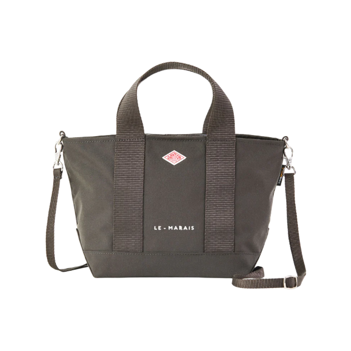 단톤 르 마레 코듀라 캔버스 투웨이 토트백 다크 그레이(Danton Le Marais Cordura Canvas 2Way Tote Bag Dark Grey) - 1