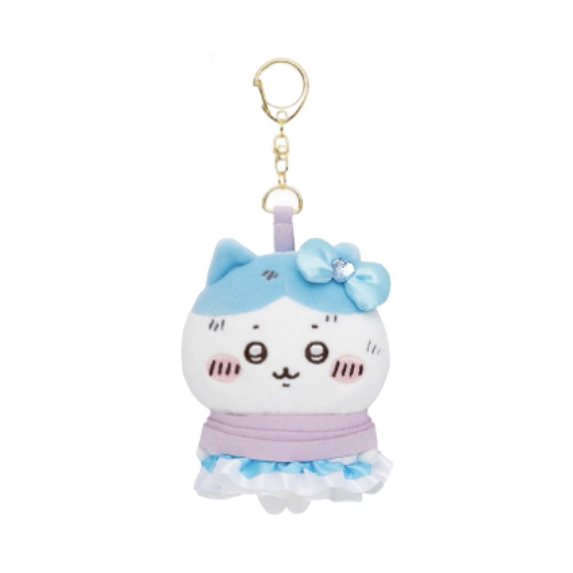 - Chiikawa Captured Hachiware Mascot Keyring