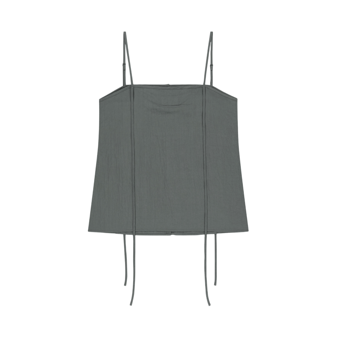 (W) 마뗑킴 버튼 슬리브리스 블라우스 그레이((W) Matin Kim Button Sleeveless Blouse In Grey) - 2