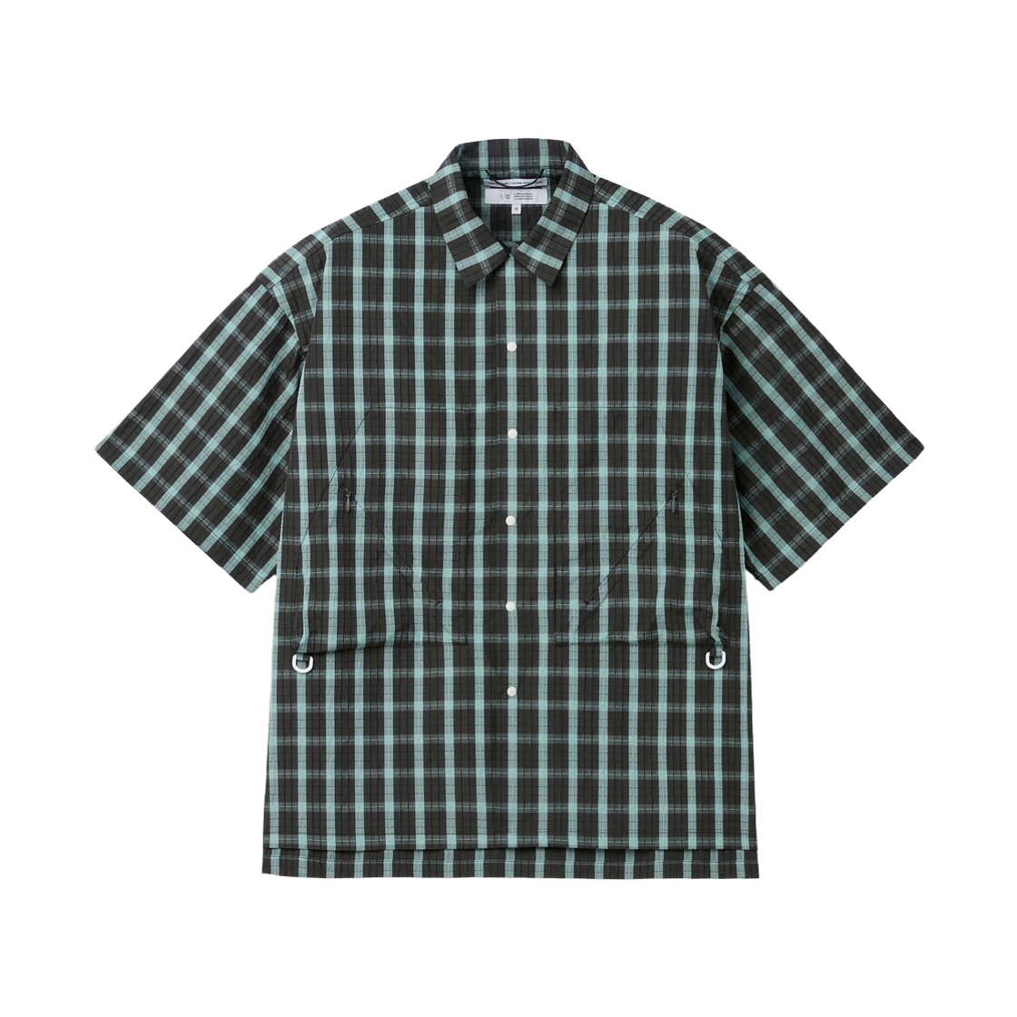 시리즈 에프/씨이 리사이클 오픈카라 셔츠 민트(Series F/Ce Recycled Open Collar Shirt Mint)