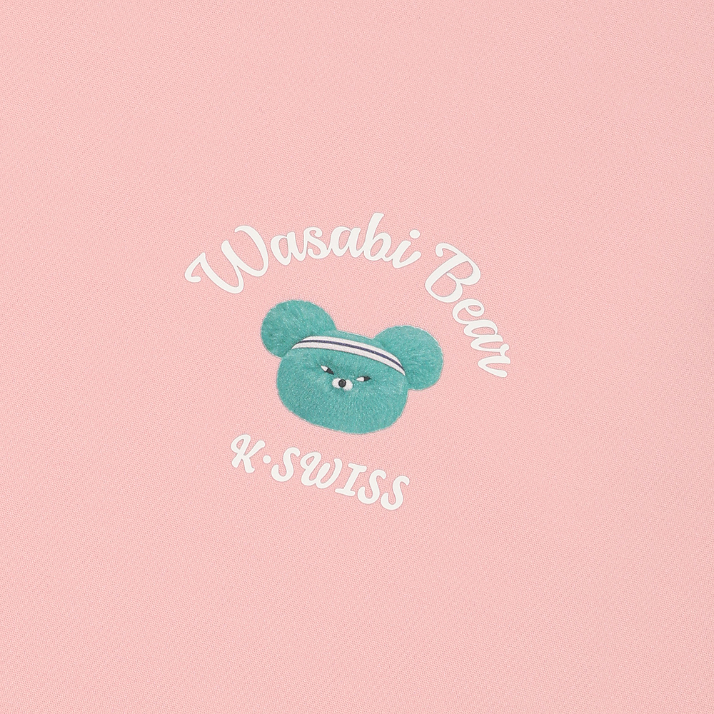 케이스위스 x 와사비 베어 여성  클럽 반팔 티 PI(K-SWISS x WASABI BEAR W CLUB SS T PI) - 4
