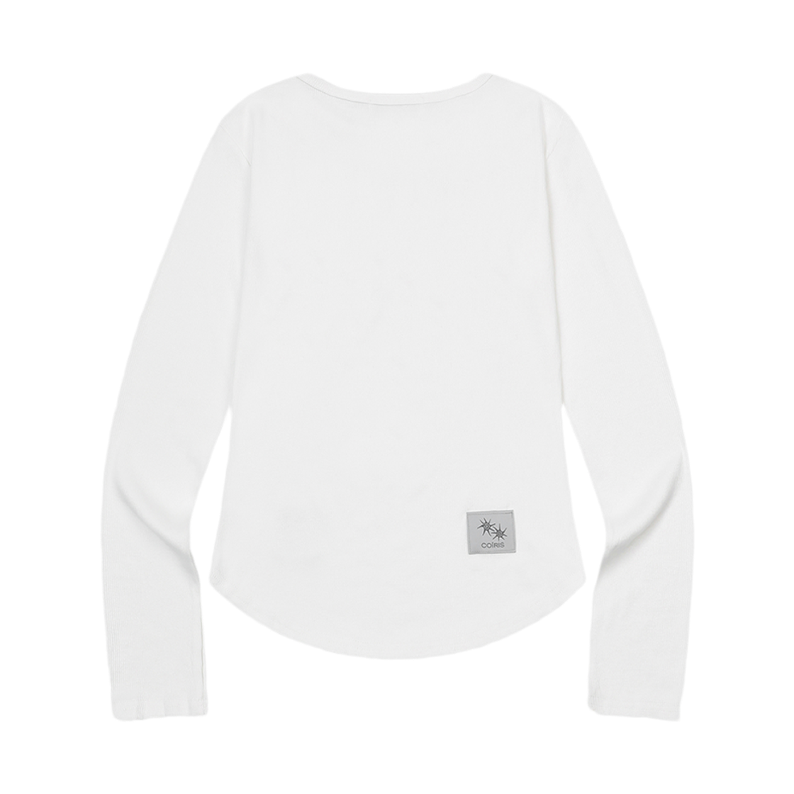 코이리스 아리나 버튼 긴팔 티 화이트(Coiris Arina Button Long Sleeve T White) - 2