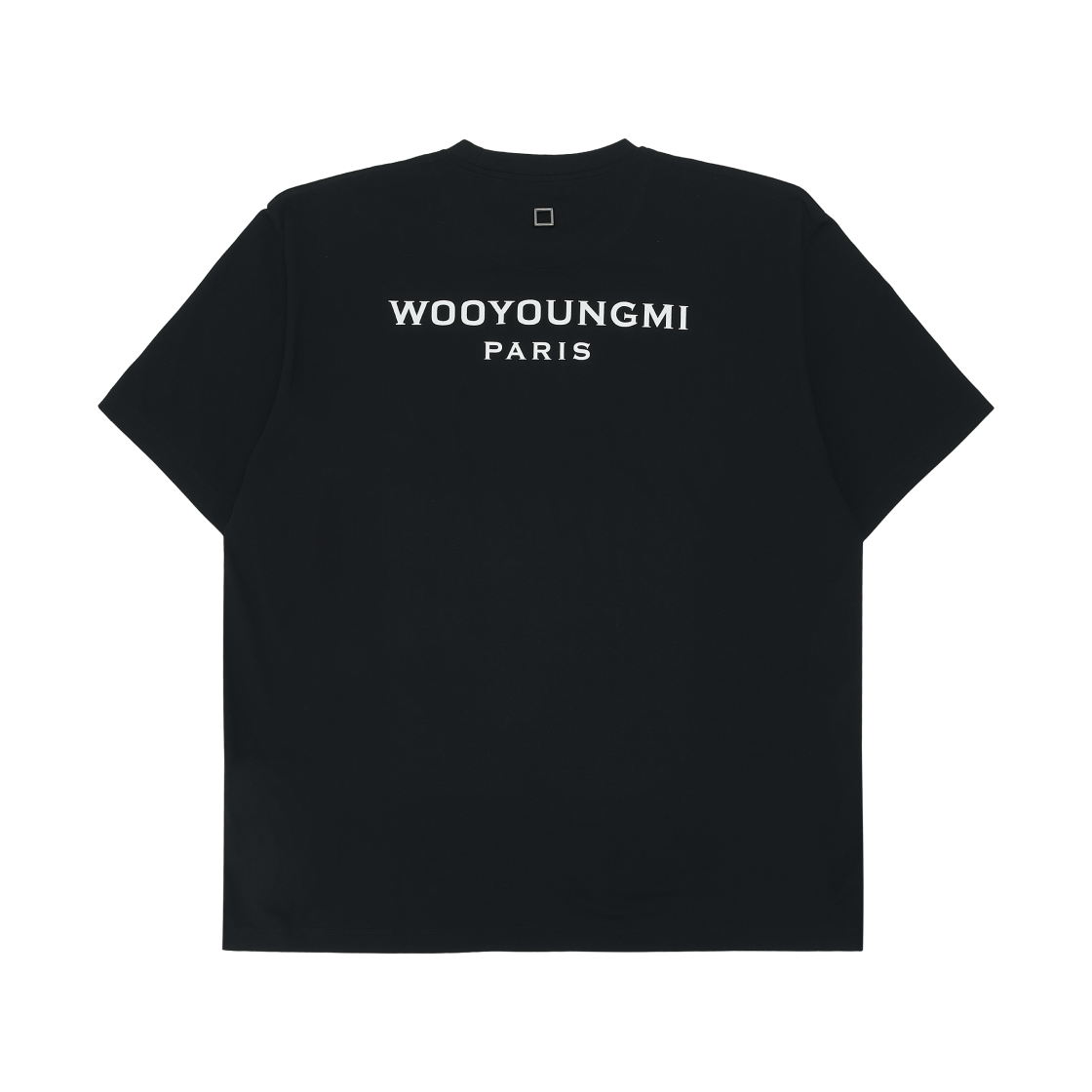 우영미 코튼 백로고 티셔츠 블랙 - 25FW(Wooyoungmi Cotton Back Logo T-Shirt Black - 25FW) - 1