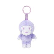 BAPE Baby Milo Fur Plush Doll Keychain Purple