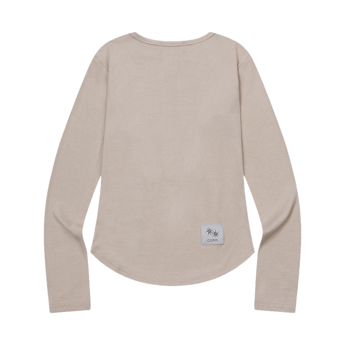 코이리스 아리나 버튼 긴팔 티 베이지(Coiris Arina Button Long Sleeve T Beige) - 2