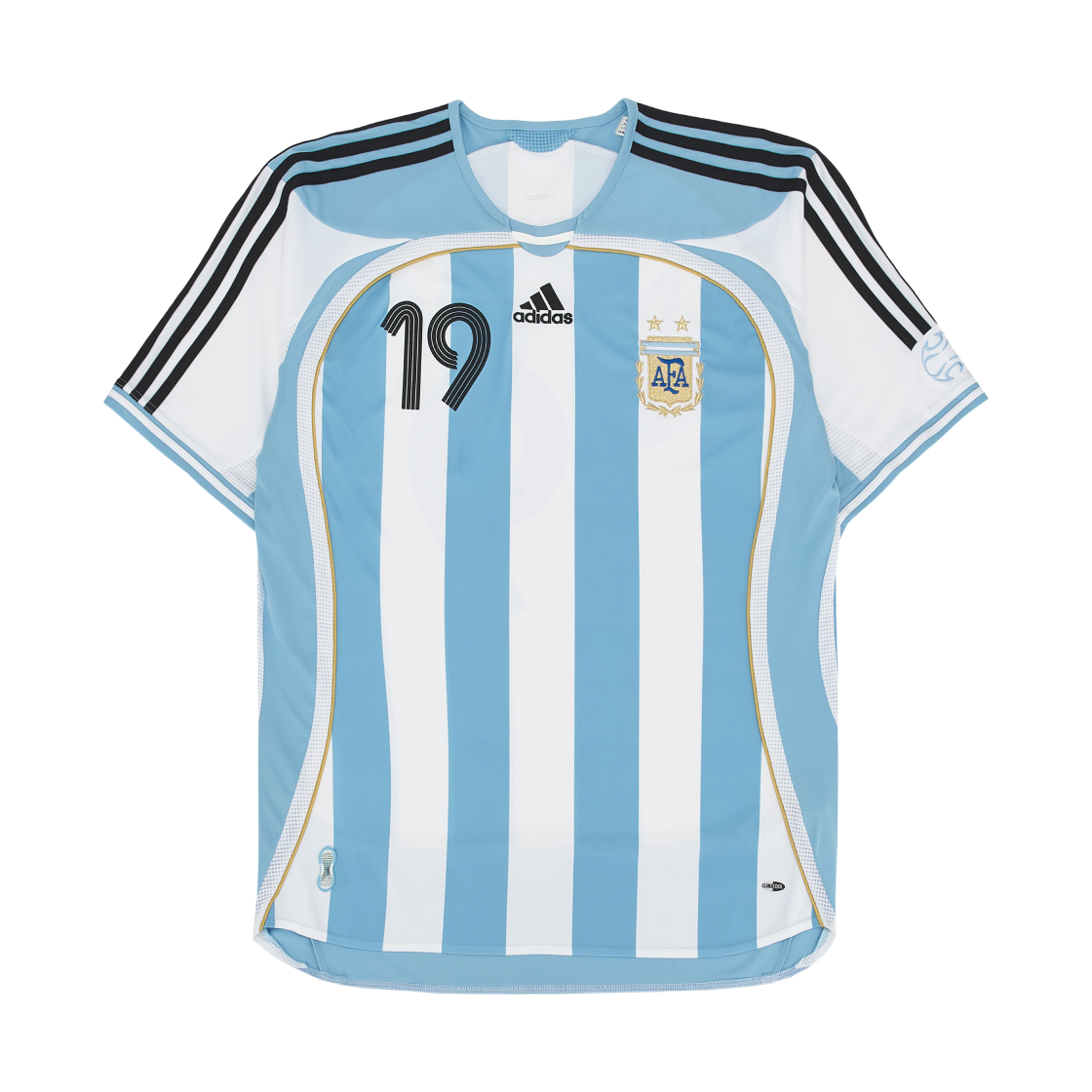 아디다스 아르헨티나 2006 홈 저지 메시 화이트 (마킹 버전) - US 사이즈(Adidas Argentina 2006 Home Jersey Messi White (Marking Ver) - US Sizing) - 2