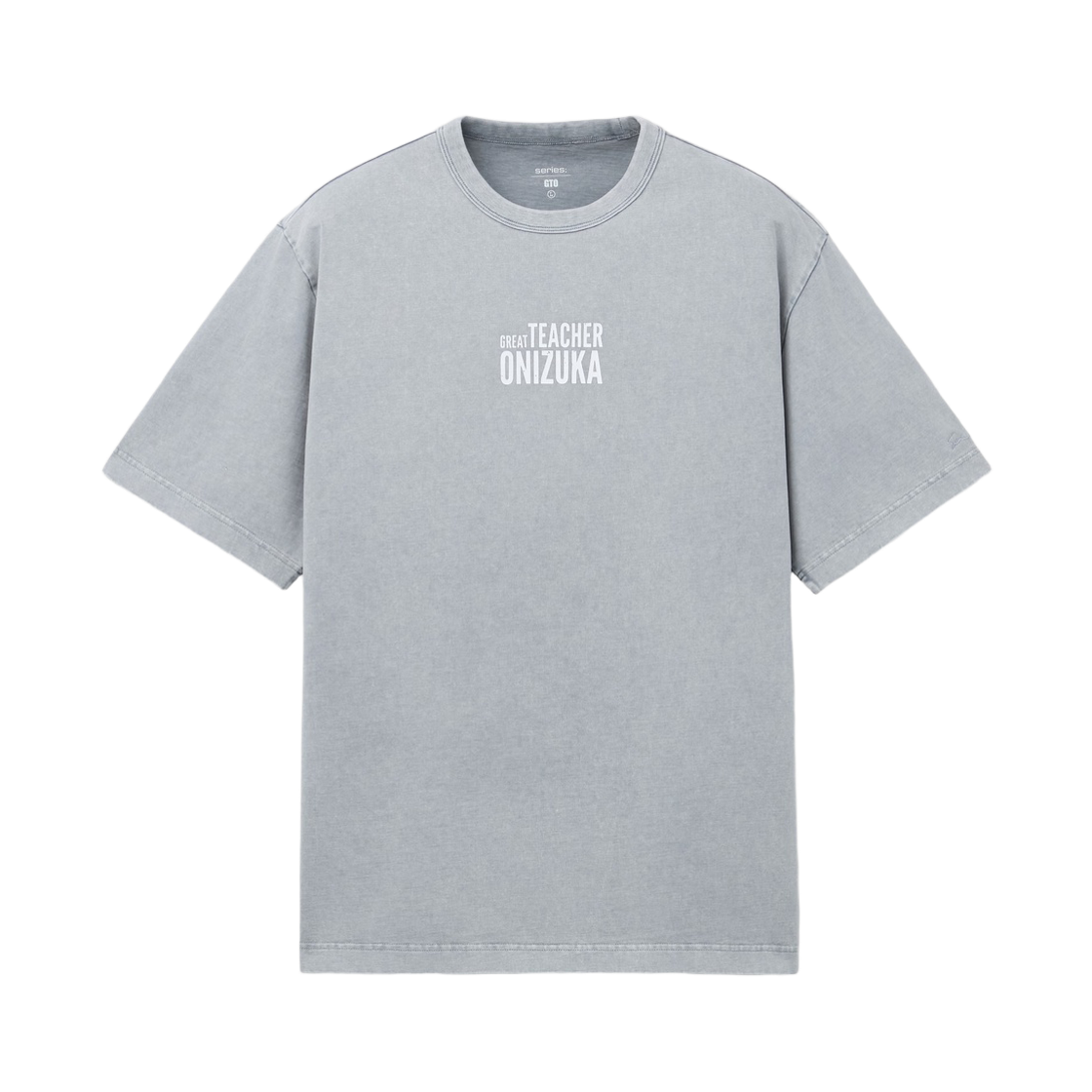 시리즈 X GTO 백프린트 다잉 반팔 티셔츠 라이트 그레이(Series Series X Gto Back Print Dyed Short Sleeve Light Gray)
