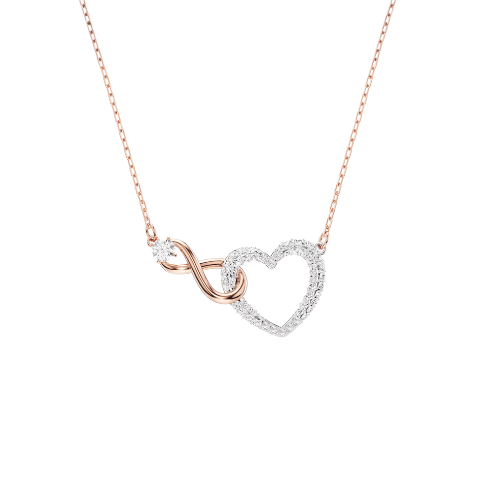 SW5518865 [25% 쿠폰] Swarovski Infinity Necklace White Mix Metal (쇼핑백 포함)