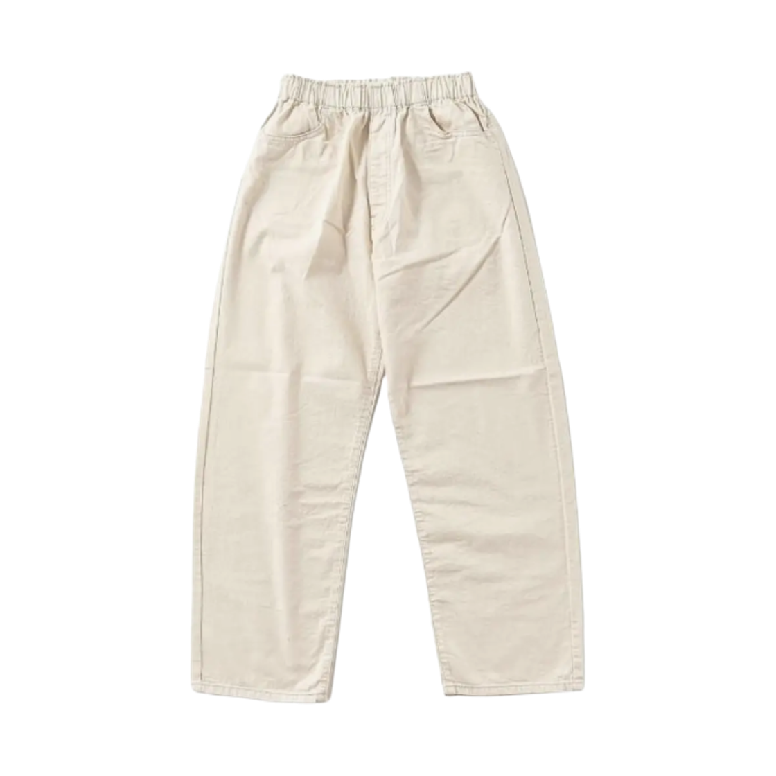 (W) 단톤 컬러 데님 이지 팬츠 에크루((W) Danton Color Denim Easy Pants Ecru)