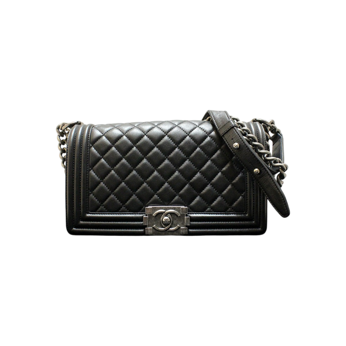 ITOTFTTQTJFI Chanel Lambskin Boy Bag Medium Shoulder Bag 19A