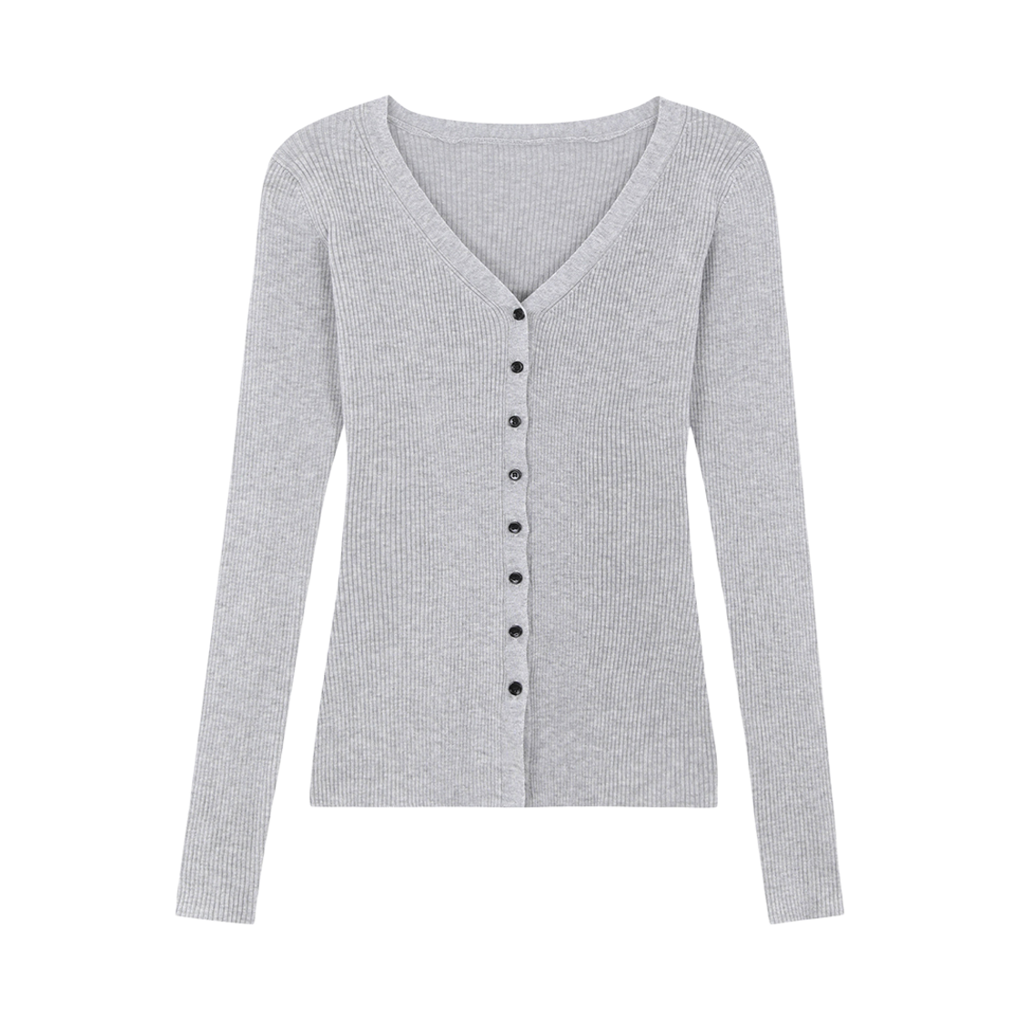 시엘리 니트 썸머 가디건 라이트 그레이(REISE MIYA Cielli Knit Summer Cardigan Light Grey)