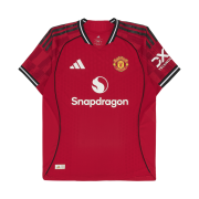Adidas Manchester United 2025/26 Home Authentic Jersey Mufc Red - KR Sizing (Non Marking Ver.)