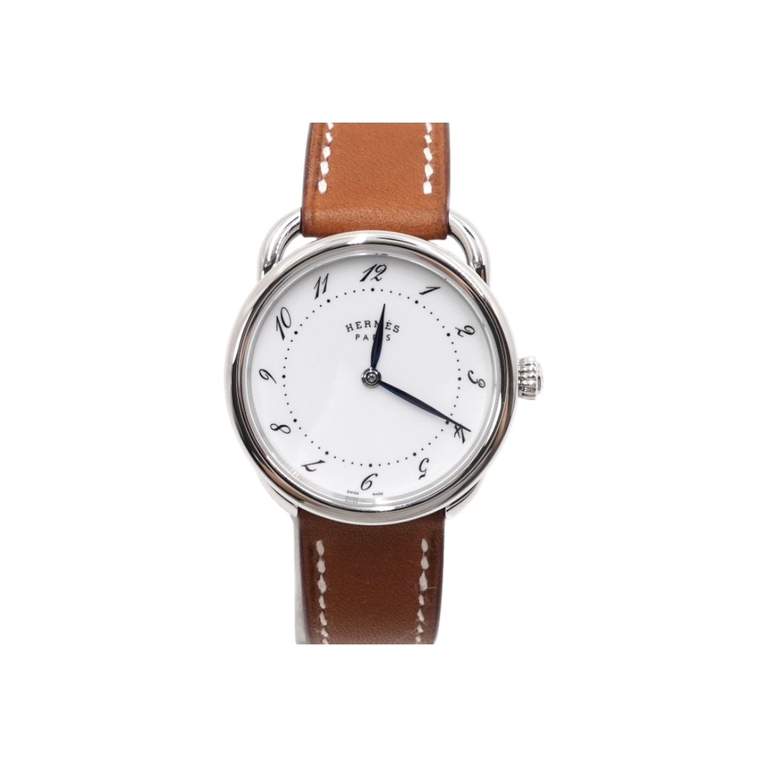 ITL4USHQ3K6N Hermes Arceau Quartz Leather Band Women Watch