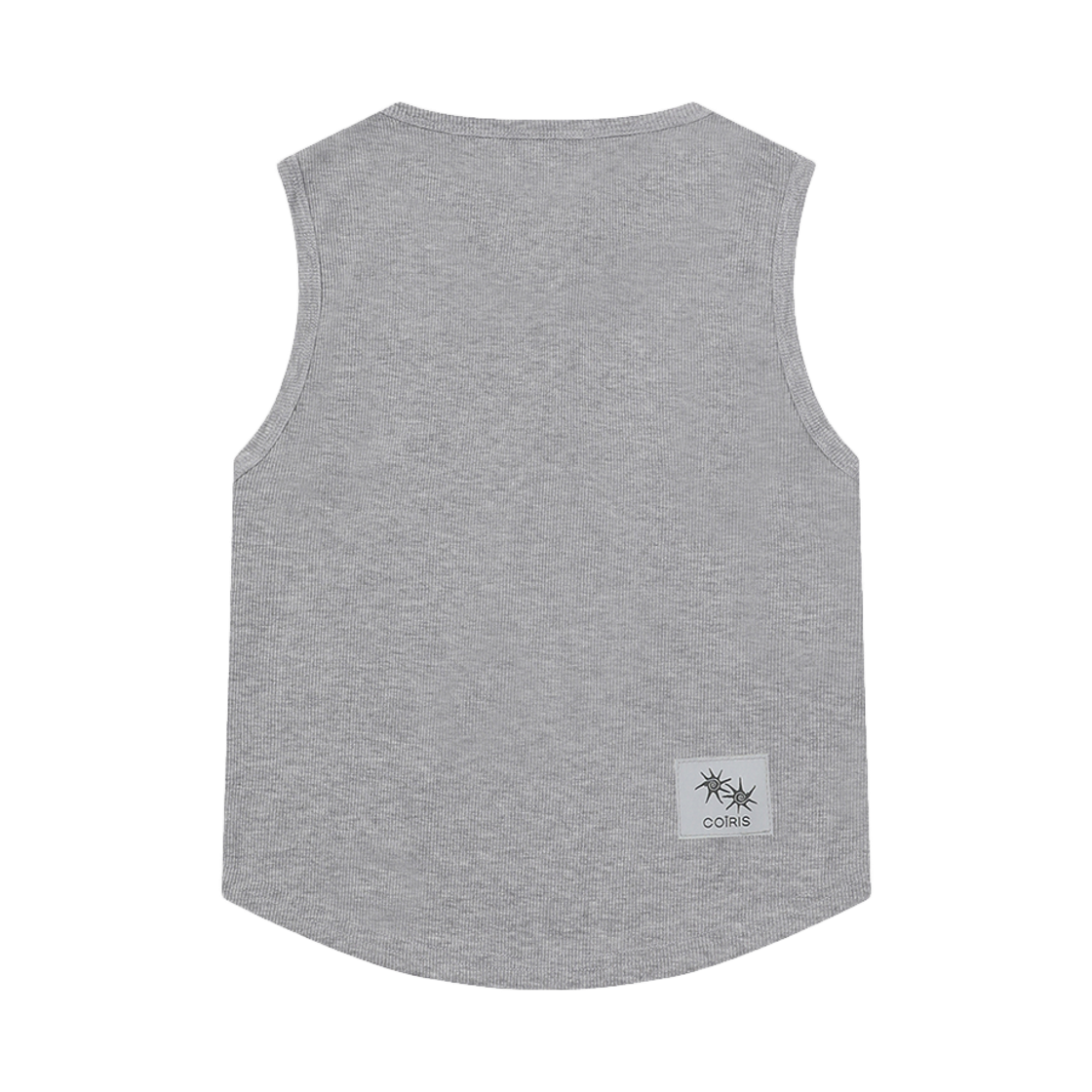코이리스 아리나 버튼 크롭 굴림 슬리브리스 그레이(Coiris Arina Button Crop Sleeveless Gray) - 2