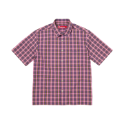 Supreme Mini Plaid S/S Shirt Purple - 26SS