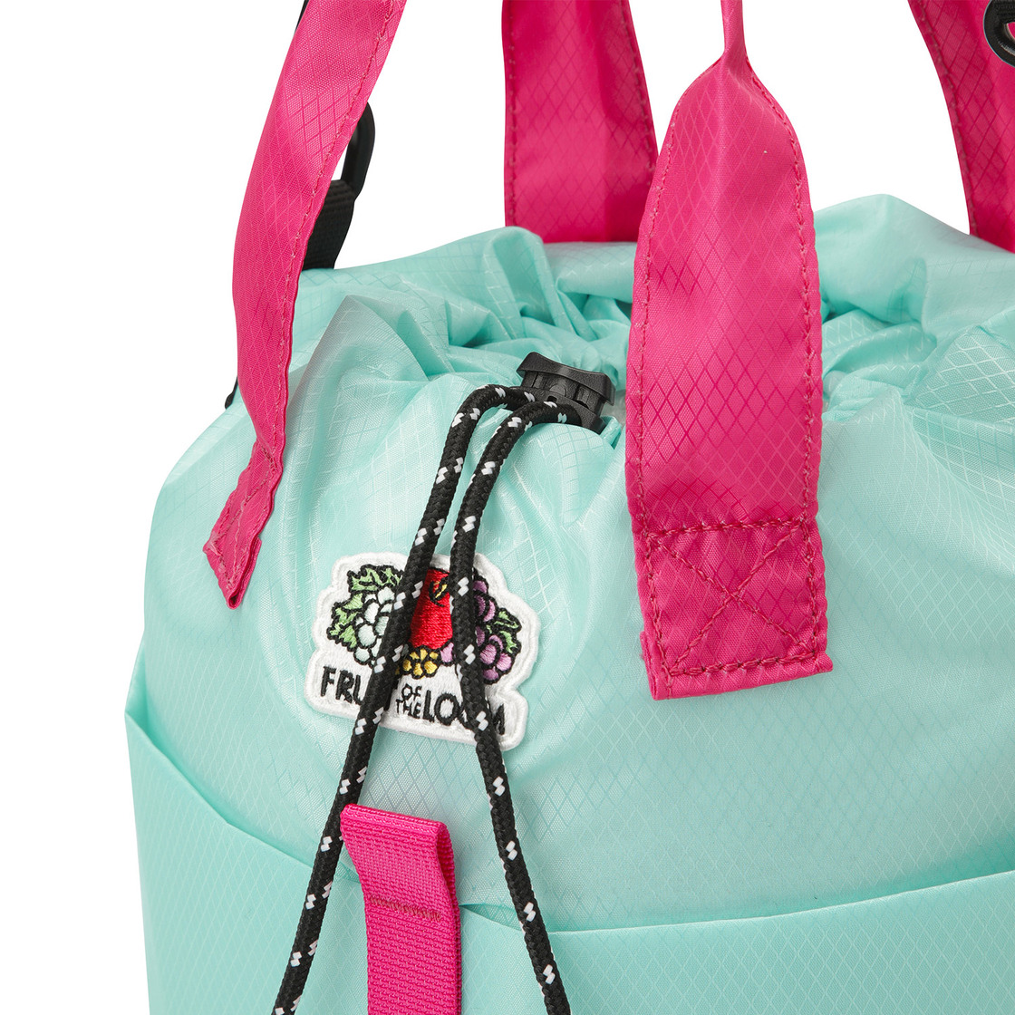 프룻오브더룸 프루티 보냉 토트 복조리백 민트(fruitoftheloom Fruity Cooler Tote Drawstring Bag MINT) - 5
