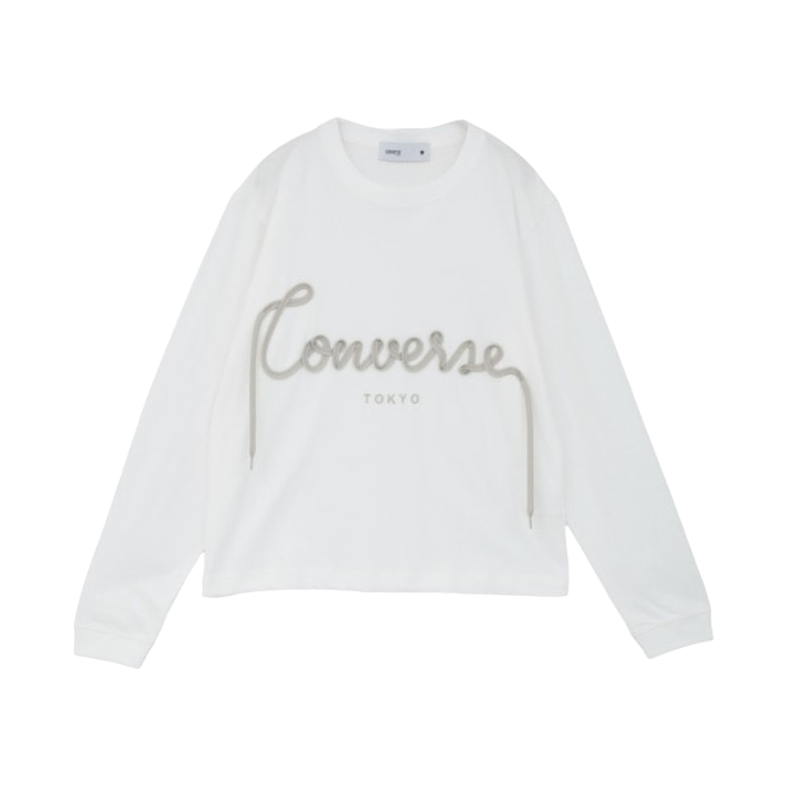 컨버스 도쿄 스핀들 로고 롱슬리브 티셔츠 화이트(Converse Tokyo Spindle Logo Long Sleeve T-Shirt White) - 1