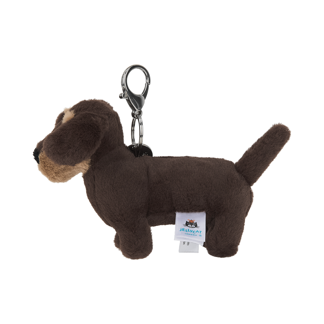 젤리캣 오토 소세지 도그 백 참 브라운(Jellycat Otto Sausage Dog Bag Charm Brown) - 2