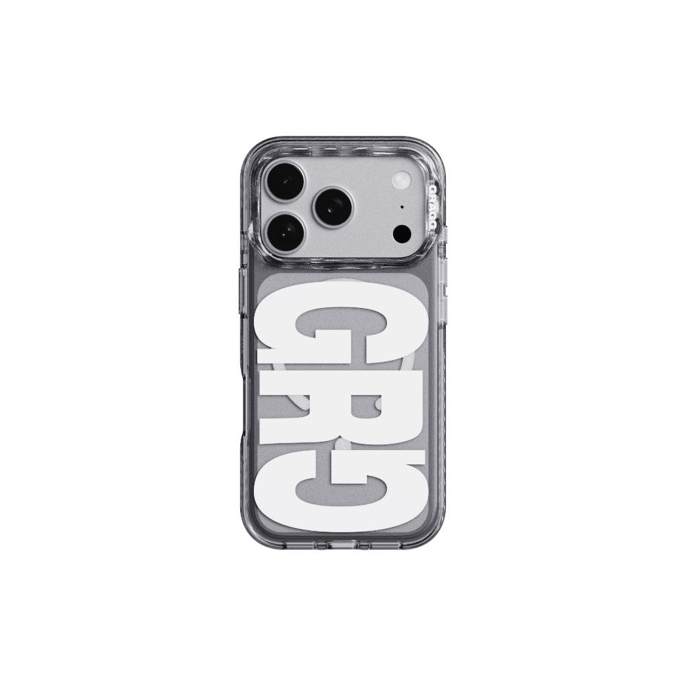 [5%적립/15%쿠폰] 그래그 프레임 패턴 케이스 클리어 블랙 GRG([5%적립/15%쿠폰] GRAGG MAGSAFE LAYERS FRAME CASE CLEAR BLACK GRG)