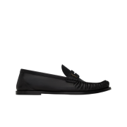 Saint Laurent Loafers in Smooth Leather Black