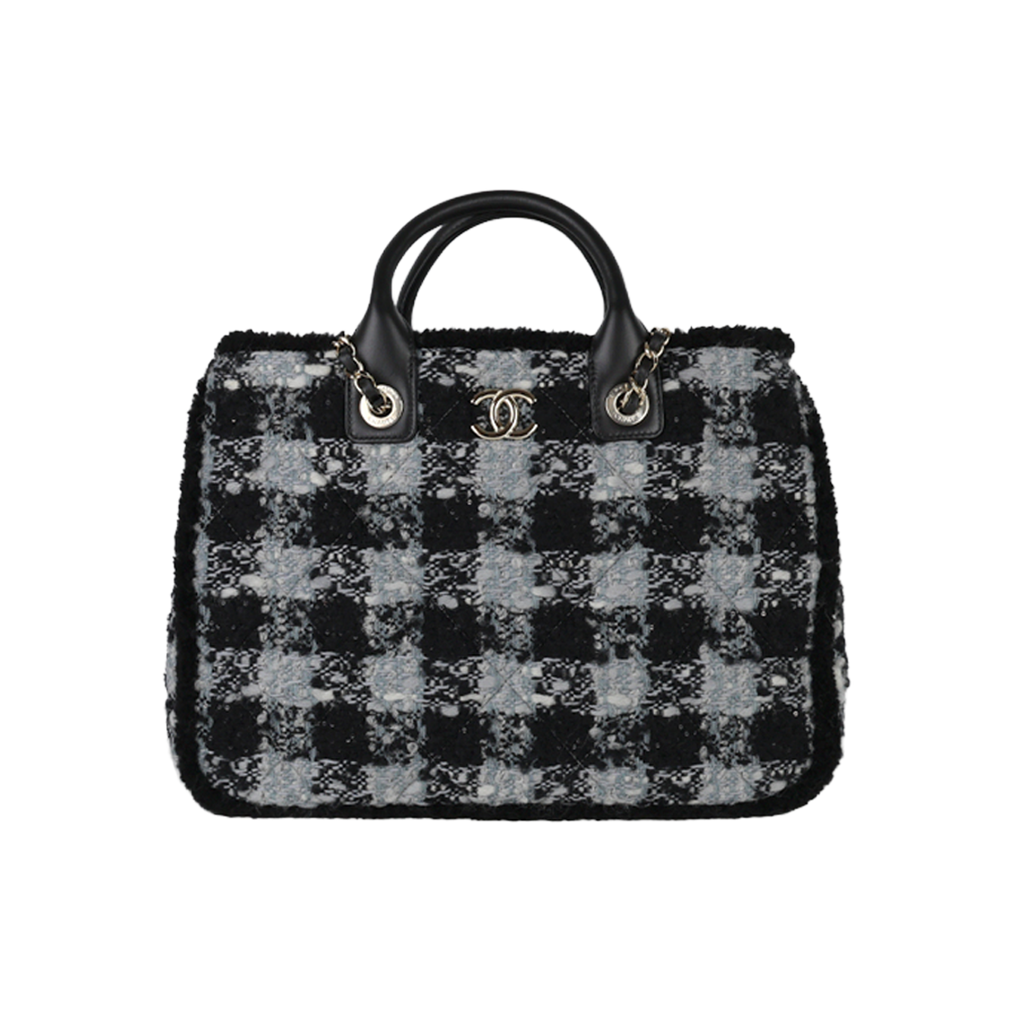 샤넬 코코네쥬 트위드 스몰 쇼핑백(Chanel Coco Neige Tweed Small Shopping Bag) - 1
