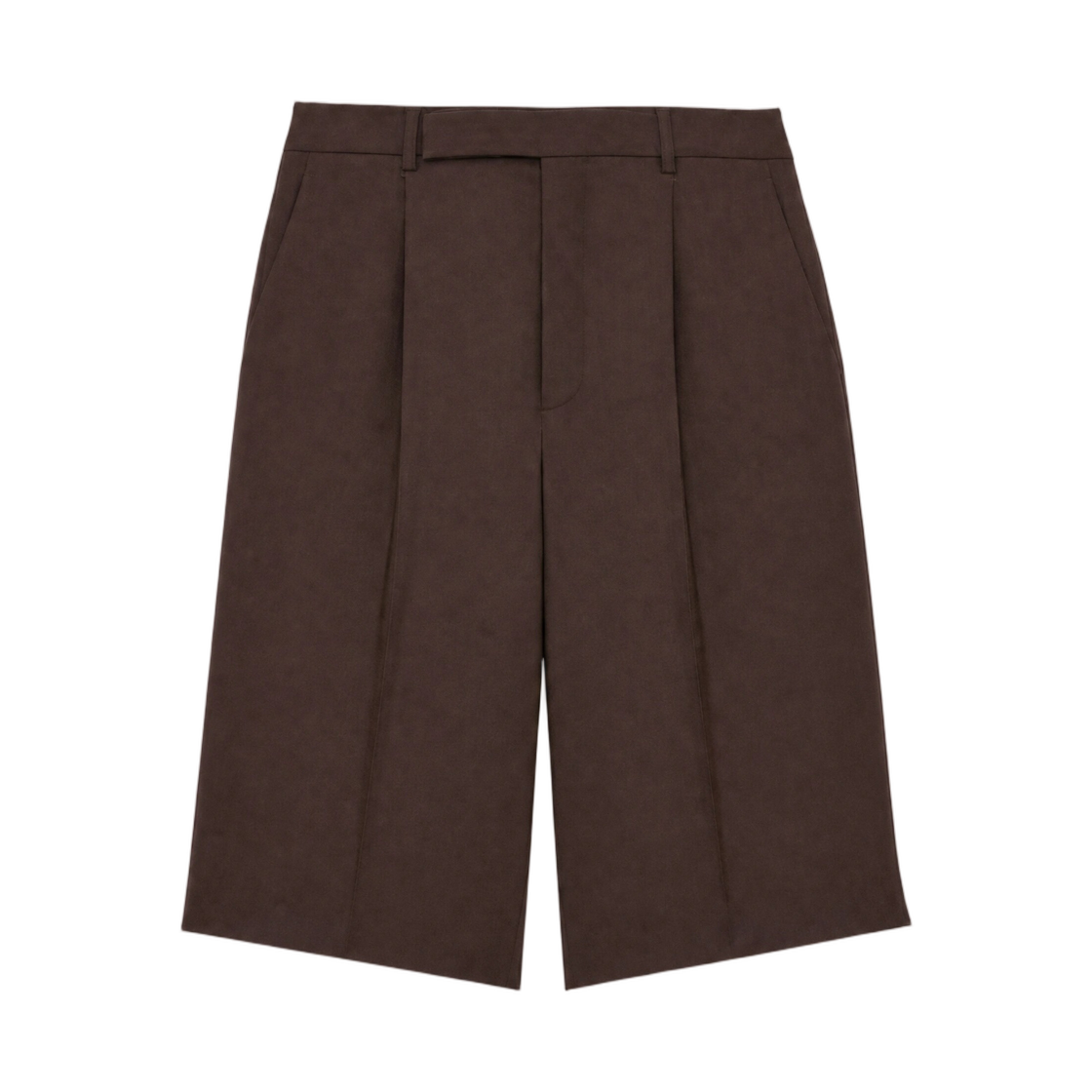 생로랑 버뮤다 쇼츠 브러쉬드 울 플란넬 브룬(Saint Laurent Bermuda Shorts in Brushed Wool Flannel Brun)