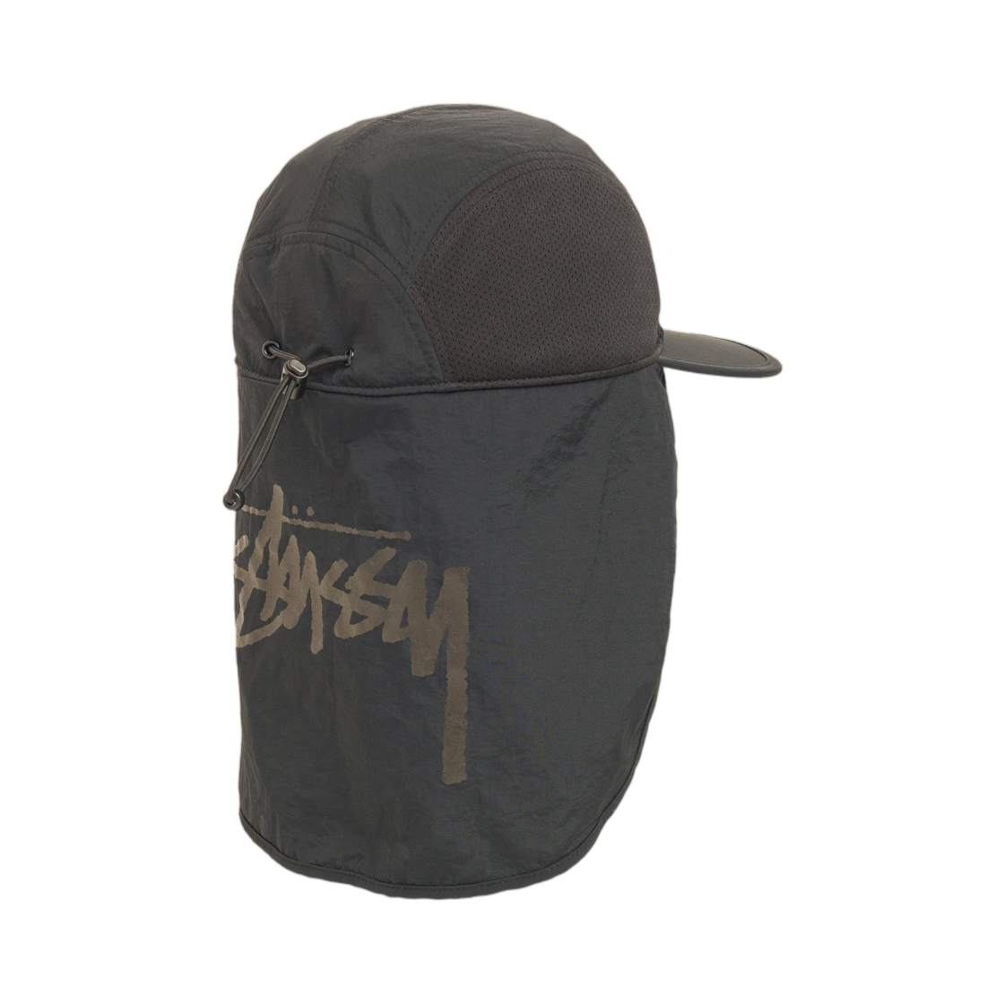 스투시 폴더블 쉐이드 햇 블랙(Stussy Foldable Shade Hat Black) - 3