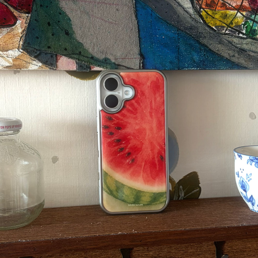 비비블 하우스 수박 폰케이스(BIBIBL HOUSE Watermelon Phone Case) - 4
