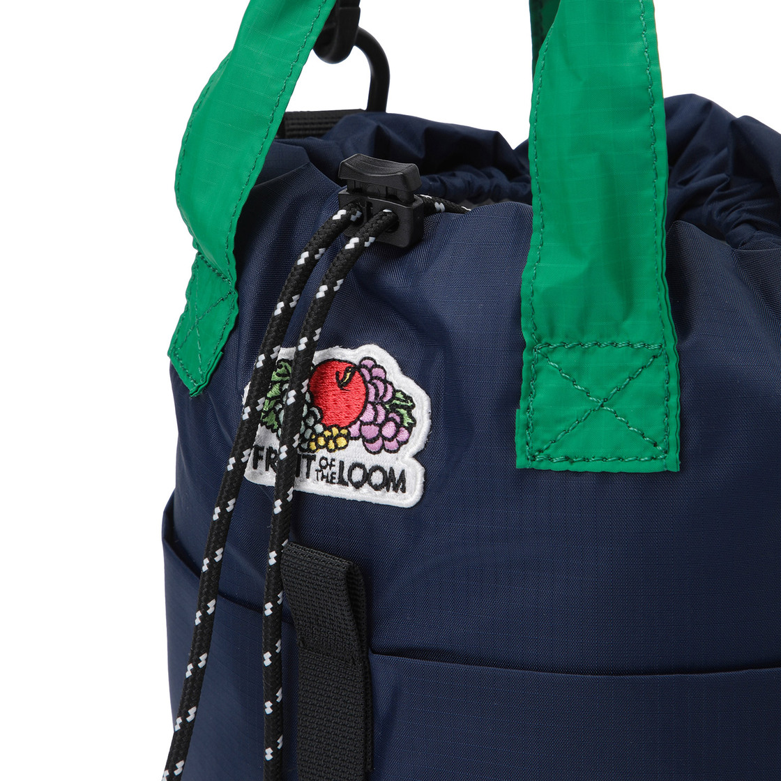 프룻오브더룸 프루티 보냉 토트 복조리백 네이비(fruitoftheloom Fruity Cooler Tote Drawstring Bag NAVY) - 5