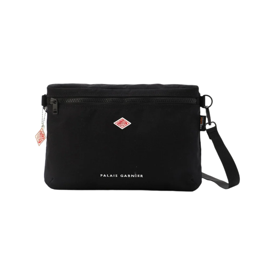단톤 팔레이스 가르니에 코듀라 캔버스 숄더 파우치 블랙(Danton Palais Garnier Cordura Canvas Shoulder Black) - 1