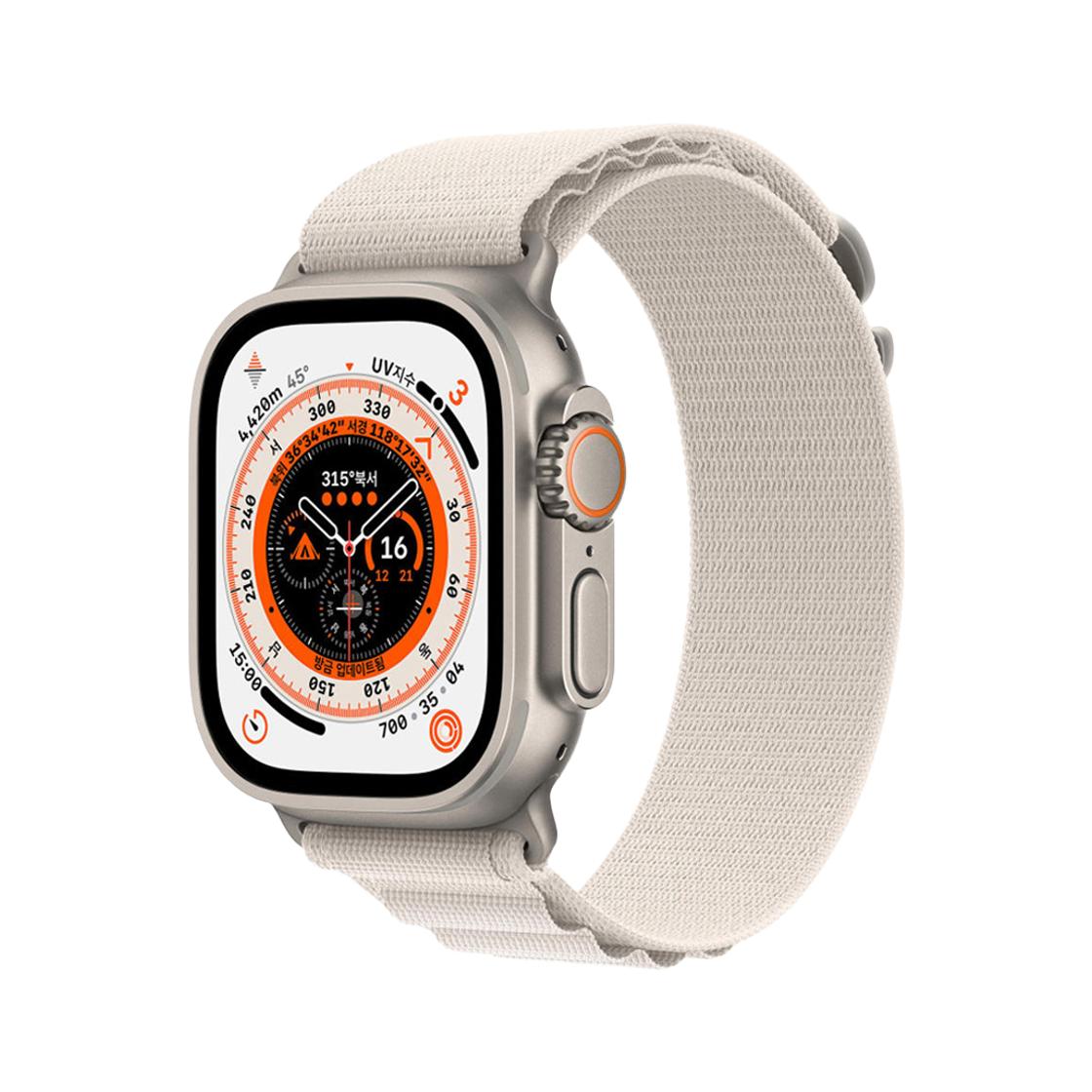 [A등급] 리퍼비시 애플 애플워치 울트라 셀룰러 49mm 내추럴([A등급] Refurbished Apple Watch Ultra Cellular 49mm Natural)