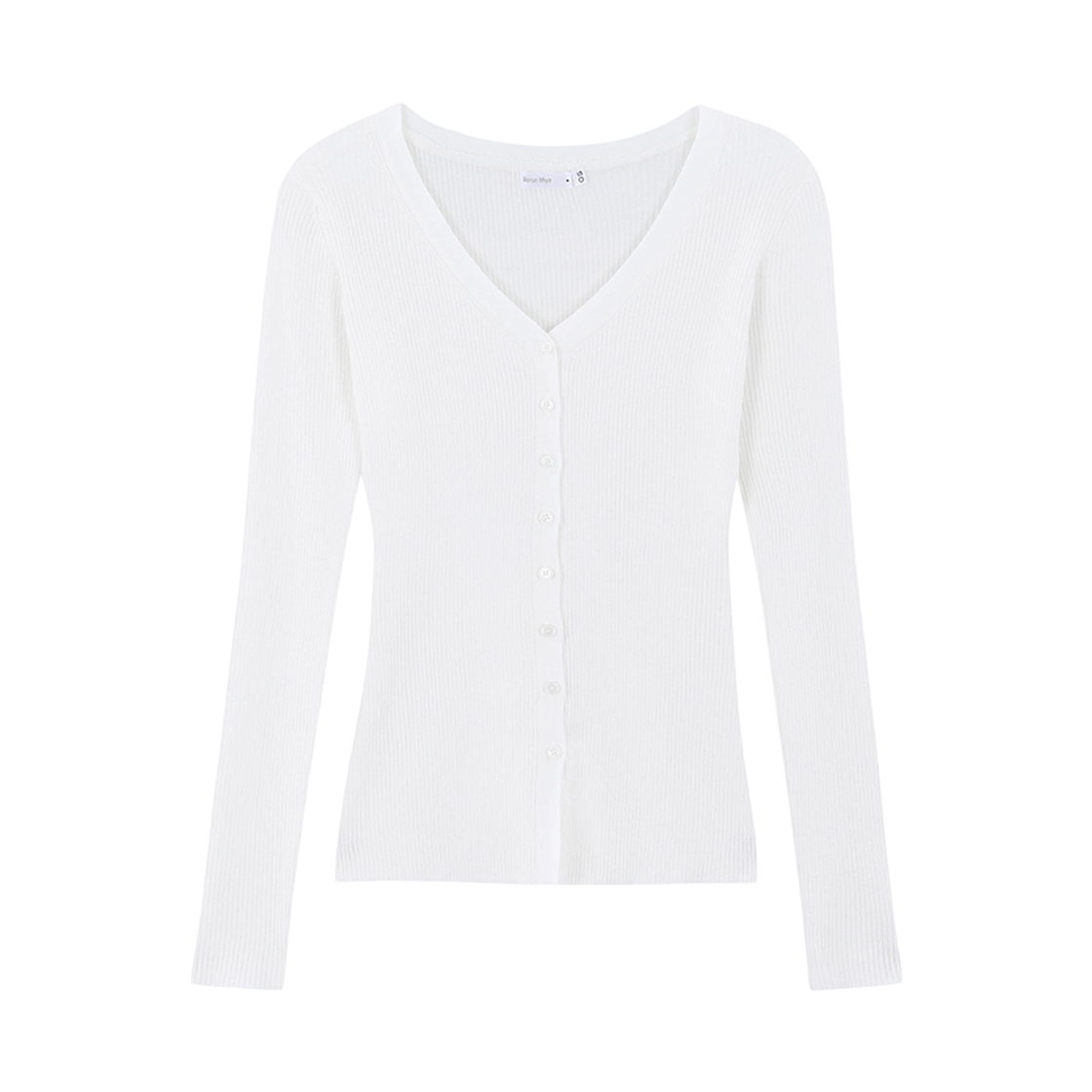 레이즈미야 시엘리 니트 썸머 가디건 화이트(REISE MIYA Cielli Knit Summer Cardigan White) - 1