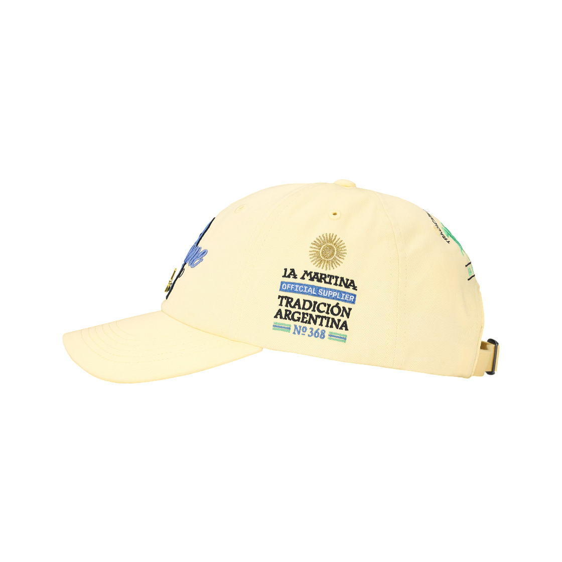 슈프림 x 라 마르티나 x 제이콥 앤 코 6-패널 라이트 옐로우 - 26SS(Supreme x La Martina x Jacob & Co 6-Panel Light Yellow - 26SS) - 3