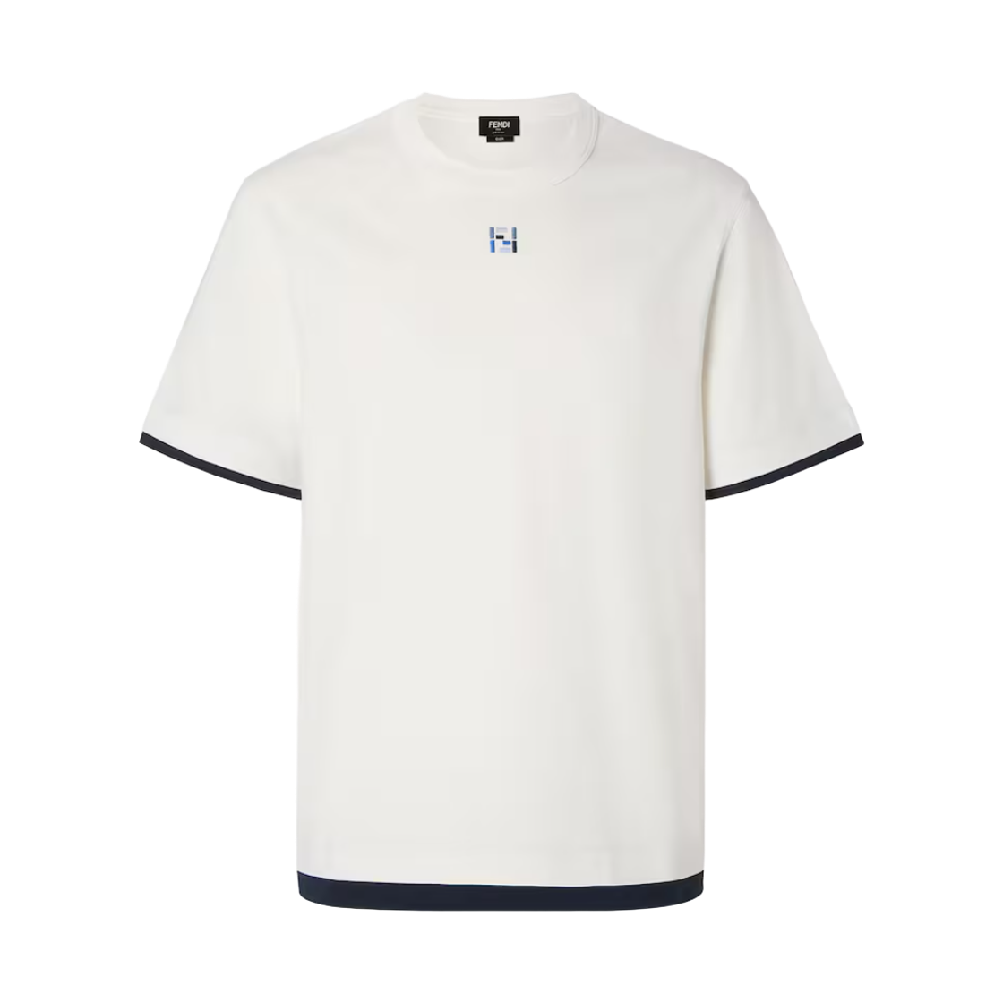 FY1358AUIBF11VU Fendi Cotton T-Shirt White